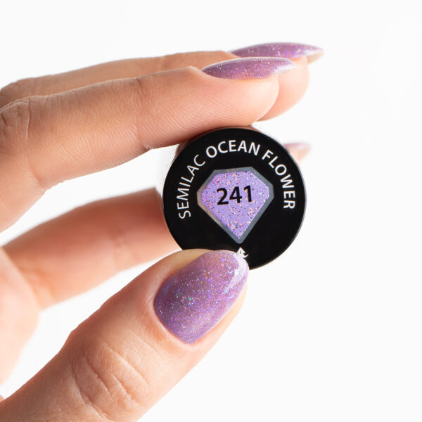 Semilac 241 Mermaid Ocean Flower 7 ml - Imagen 2