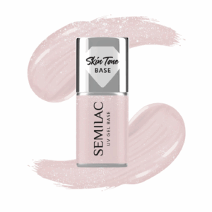 Semilac  Cover Base Glitter Beige 7 ml