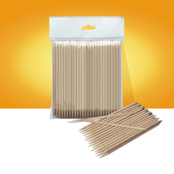 Palito De Naranjo STALEKS PRO Para Manicura, De Madera, 150 Mm.