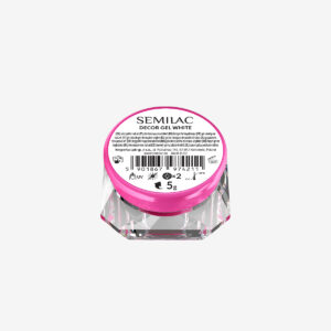Semilac Decor Gel White 5ml