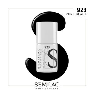 923 Semilac Professional Pure Black 7ml