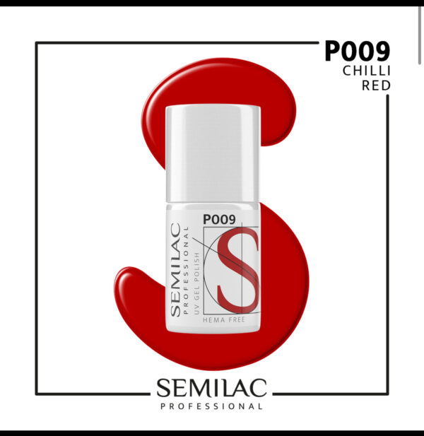 P009 Semilac Professional Chilli Red 7ml