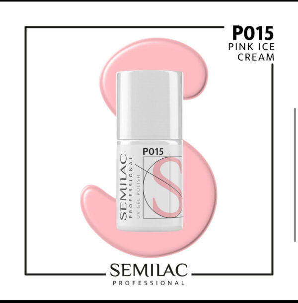 P015 Semilac Professional Pink Ice Cream 7ml