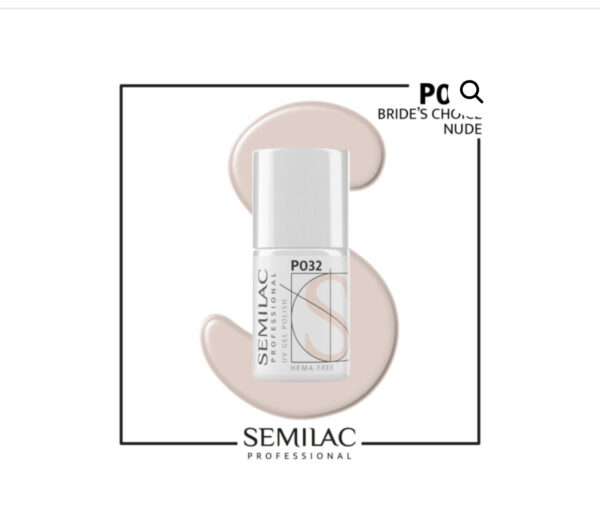P032 Semilac Professional Brides Choice Nude 7ml