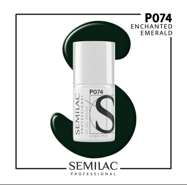 P074 Semilac Professional Enchanted Emerald 7ml