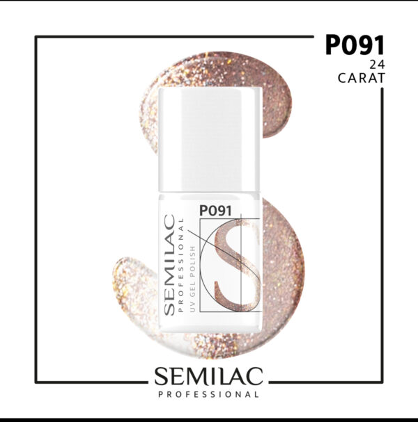 P091 Semilac Professional 24 carat 7 ml