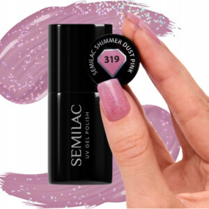 319 Semilac Shimmer Dust Pink 7ml
